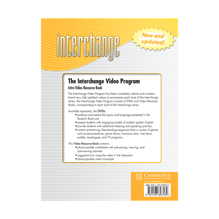 Interchange Intro Video Resource Book     BackCover